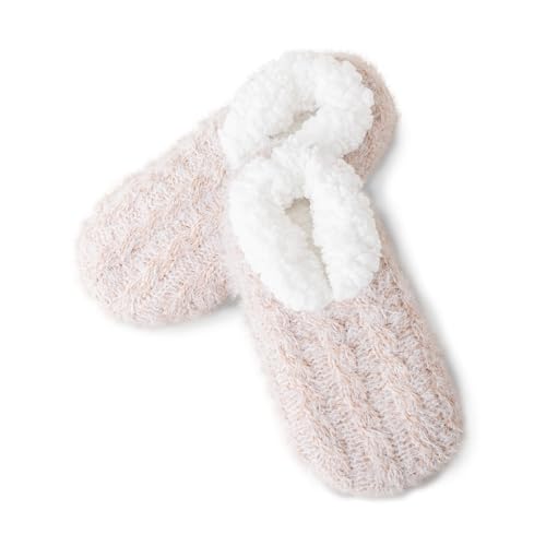 Image of Fuzzy Fluffy Slipper Socks with Grips for Women & Men for House