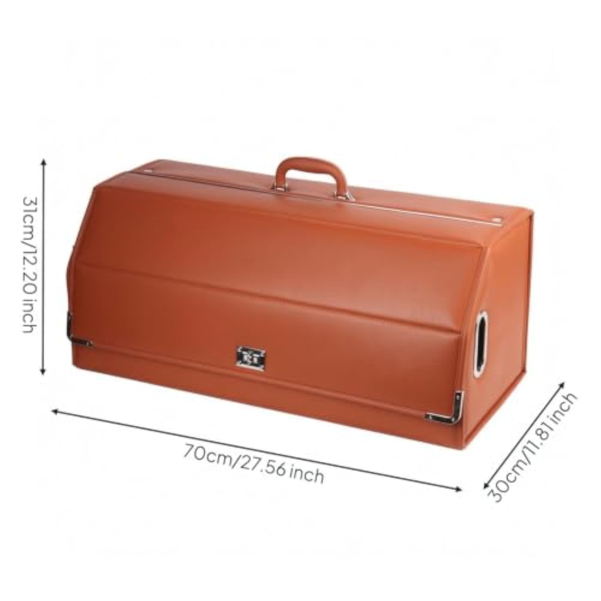 Leather Car Trunk Storage Box, Foldable & Waterproof