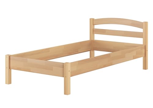 Erst-Holz®Massivholzbett Holzbett Buche Natur 90x200 Einzelbett Bettgestell ohne Zubehör 60.73-09 oR Erst-Holz®Massivholzbett Holzbett Buche Natur 90x200 Einzelbett Bettgestell ohne Zubehör 60.73-09 oR