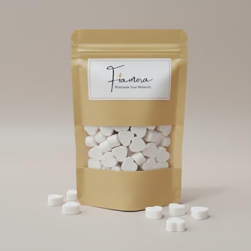 Image of Wax Melts | Organic Soy Wax | Essential Oil Infused | Musk Fragrance | Heart Shape Aroma Melts | Room Freshener | Safe Smoke-Free Scent | Long-Lasting | 80 GMS