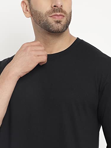 Image of GRITSTONES Men Oversized Half Sleeve Cotton T-Shirt