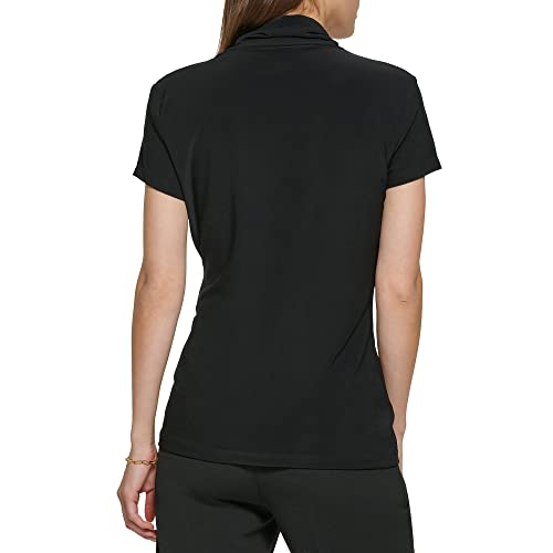 DKNY Women's Short Sleeve Suit Blouse4