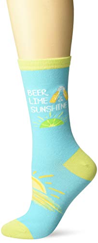 Image of K. Bell Socks womens Retro Varsity Lettuce Crew