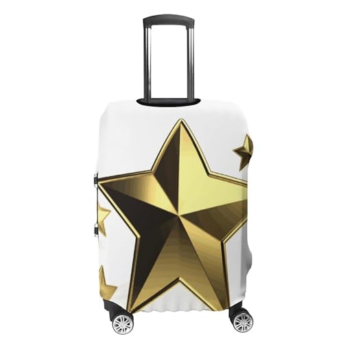 Gold Star Printed Luggage Cover Protector, Fits 18-32 Inch Luggage4
