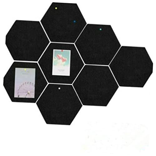12 piezas paneles acústicos hexagonales paneles autoadhesivos para absorción de sonido, reducción de ruido, decoración de pared para casa, oficina y estudios miniatura 3