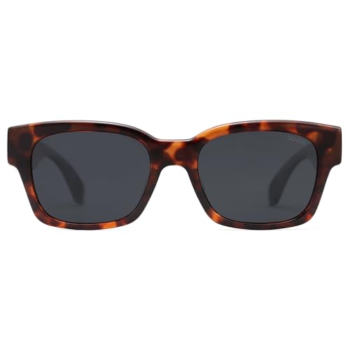 SOJOS Classic Square Polarized Sunglasses for Women Men Trendy Unisex Design SJ23722