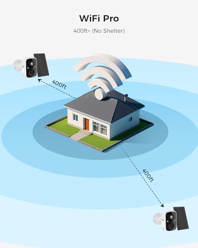 Image of Hiseeu Security Cameras Wireless Outdoor, WiFi Pro 5G /2.4G Cameras for Home Security, Solar Powered, Motion Detection, 2-Way Talk, Color Night Vision, Compatible with Alexa, SD Card /Cloud Storage