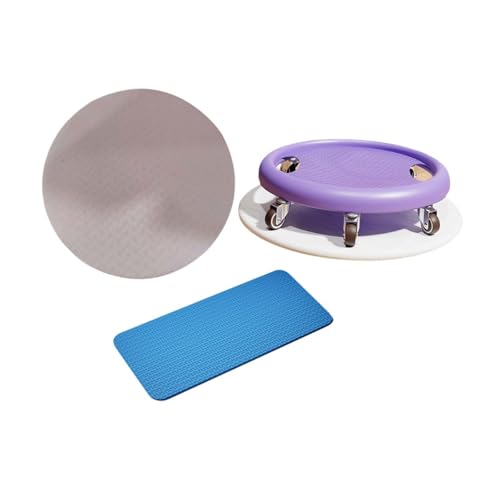 DimyFew Abdominal Roller Disc Disco para Abdominales Rueda Rotatoria Deslizante Equipo de Fortalecimiento Muscular Función Silenciosa Diseño Antide, PÚrpura - imagen 7