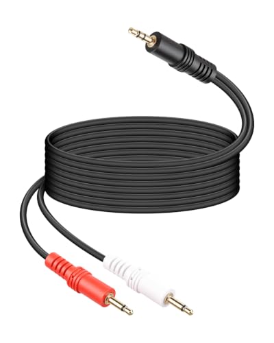 Câble Y séparateur stéréo 3.5mm vers dual mono 3M