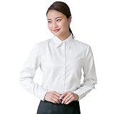 (ビジネススタイル アルフ） businessstyle alfu 長袖 七分袖 レディースシャツ ブラウス 事務服 制服 ワイシャツ ビジネス リクルート トップス/al1-l22-S-L1-1-white-r-AW17