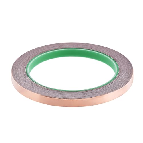 Image of Copper Foil Tape Conductive Adhesive Double Sided, [for EMI Shielding, Stained Glass, Paper Circuits, Grounding] - 5 /16 inch /66ft