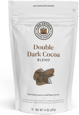 King Arthur Double Dark Cocoa Powder Blend, Perfect for Baking, 14oz