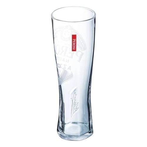 Vaso de cerveza Peroni Firma Italiano