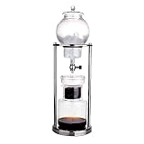 Cold Drip Kaffeemaschine mit Glasfilter für Espresso und Cold Brew zu Hause