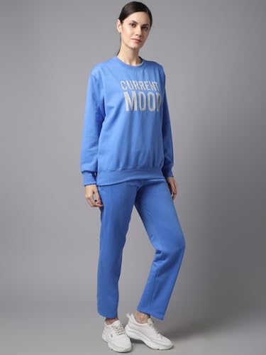 Image of Mack Jonney Fleece Printed Tracksuit for Women-SW 44 LOWER 002-P-V-140