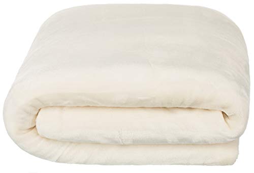 Brandsseller Baby flanellen knuffeldeken met sherpa-achterkant 2-kleurig 100x150 cm - kleur: crème/wit - Afbeelding 7