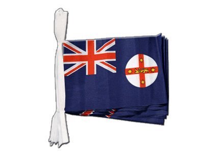 Guirlande drapeau Australie Nouvelle-Galles-du-Sud 5,9m pour fête