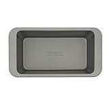 KitchenAid Nonstick Swiss Engineered Aluminized Steel Loaf Pan, Dishwasher Safe, 9 x 5 Inch, Contour Silver