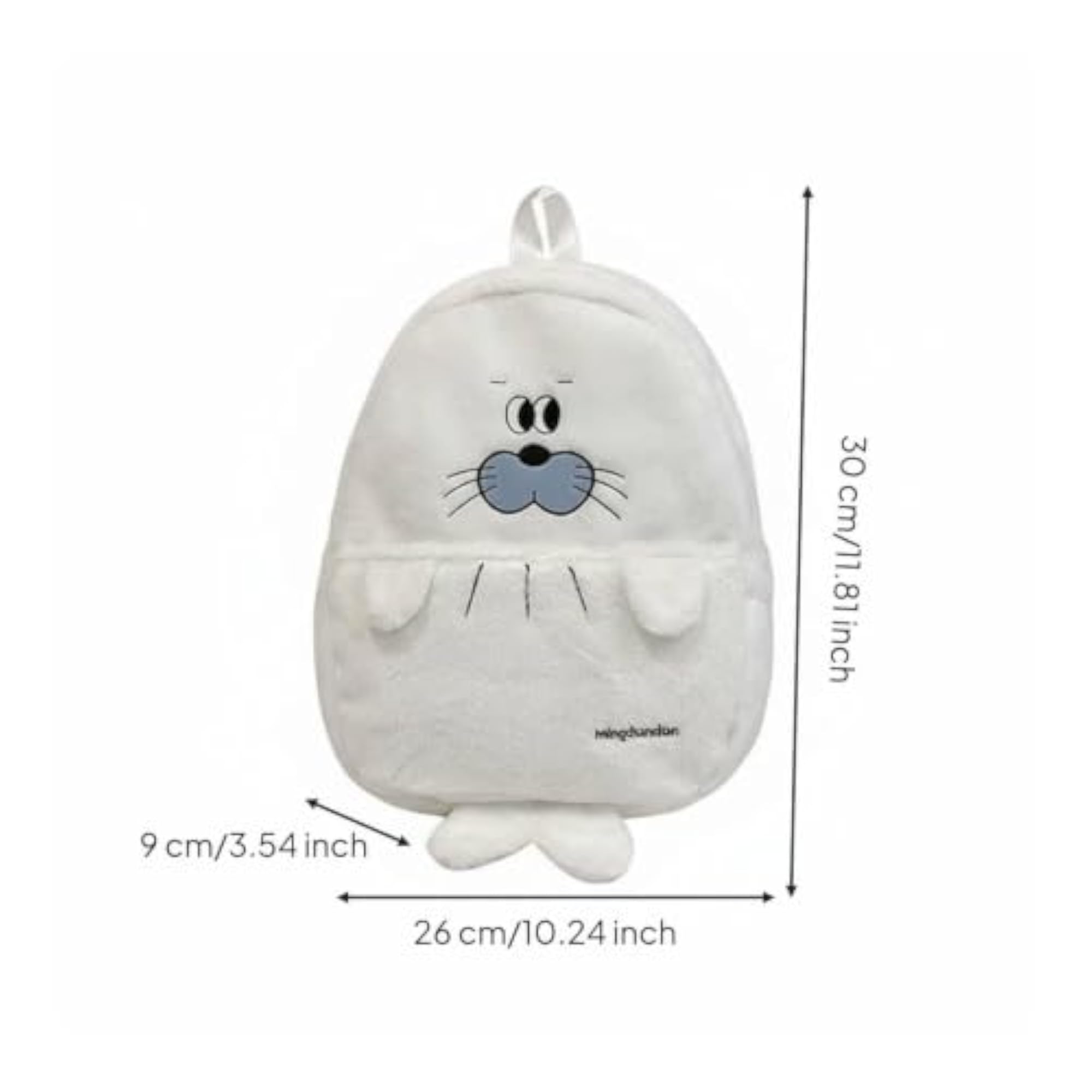 Seal Soft Backpack, Gentle Cartoon Animal Design