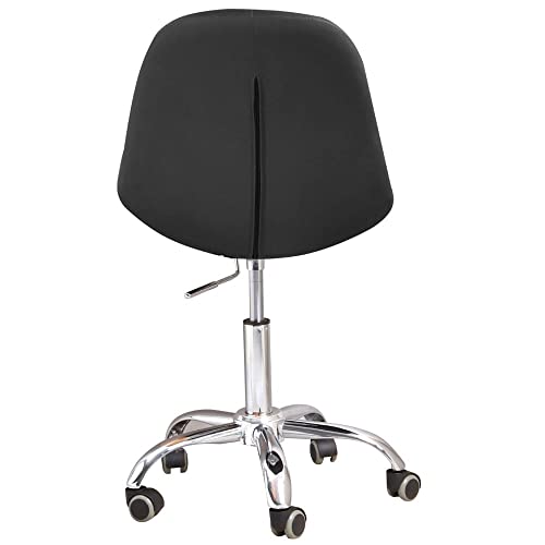 Zuri Furniture Modern Black Leatherette And Chrome Rochelle Office Chair #TOP3