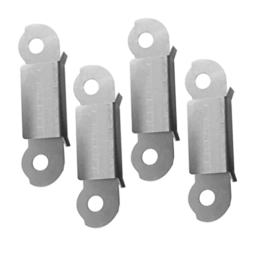 ULTECHNOVO 4pcs Heated Bed Glass Clips for 3D Printer Stable Fixation Metal Clamps, Practical Glass Platform Retainers f
