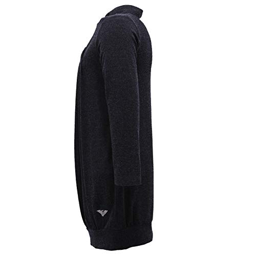 Robe Armani Junior gris et bleu en maille de luxe 3 ans