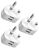 Pack of 3 Dual Port USB Plug UK Charger Compact Dual Port Mains Adapter 5V/2.1A Multi USB Fast Wall Charging with Smart IC Technology for iPhone 15 14 13 12 11 XS XR X 8 7 6, iPad, Samsung, Huawei etc - Image 7
