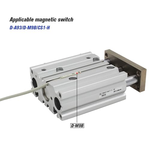 Vérin pneumatique MGPL12 robuste avec tige et guidage rigide - 4