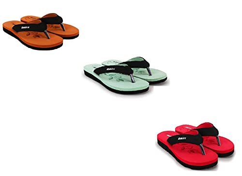 Image of ROKKS Woman's Fashionable Mid-Heel Sandals Flip-Flops Regular Wear Comfortable Slipper for Girls / Ladies(AE-Heel-031)