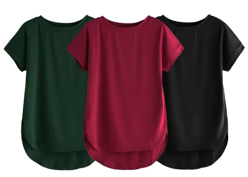 Image of Fabricorn Stylish Plain Up and Down Cotton Tshirt for Women