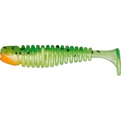 GUNKI SOFT LURE TIPSY-S 4CM - PACK OF 15-0.7, 15, Hot Fire Tiger, Hot Fire Tiger, 02, 4, Shellfish Cover