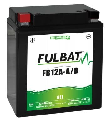 Batterie moto Fulbat Gel FB12A-A/B 12V pour remplacer votre ancienne batterie usée sans effort
