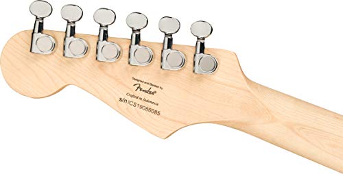 Image of Fender Squier 3 /4-Size Kids Mini Jazzmaster Electric Guitar - Surf Green Bundle with Amplifier, Instrument Cable, Tuner, Strap, Picks, Online Lessons, and Austin Bazaar Instructional DVD