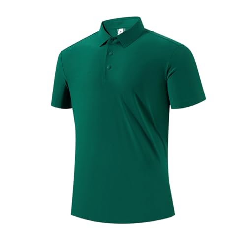Polo T Shirts for Men Big and Tall Short Sleeve Button Collar Sport Golf Soft Breathable Tee Top Dressy Casual Tshirt