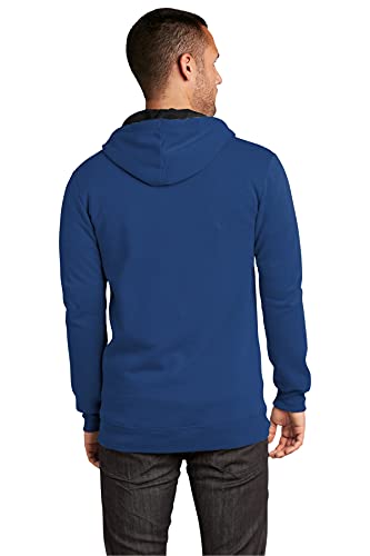 District Men's Young The Concert Fleece Full Zip Hoodie L Deep Royal2