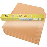 VCHOMY Copper Grill Mats for Outdoor Grill Set of 6 - Nonstick Reusable Barbecue Matt Pad for BBQ Grilling Cooking (Copper 6pcs)