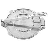 OSALADI Prensa para Tortillas Mexicanas de 16 Cm Metálica, Herramienta Manual para Hacer Empanadas y Masa de Albóndigas, Resistente y Fácil de Usar, Adecuado para Cocina Casera, 1 Unidad
