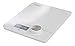 Korona 76160 Elektrische Küchenwaage Pia | Batterielos und umweltfreundlich dank Power Button | Weiß | Digitales LCD-Display | Bis 5 kg | TARA-Funktion