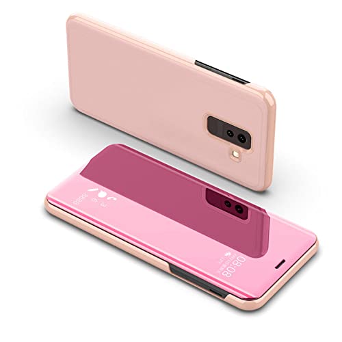Housse miroir intelligent haut de gamme Or Rose pour Samsung Galaxy M12