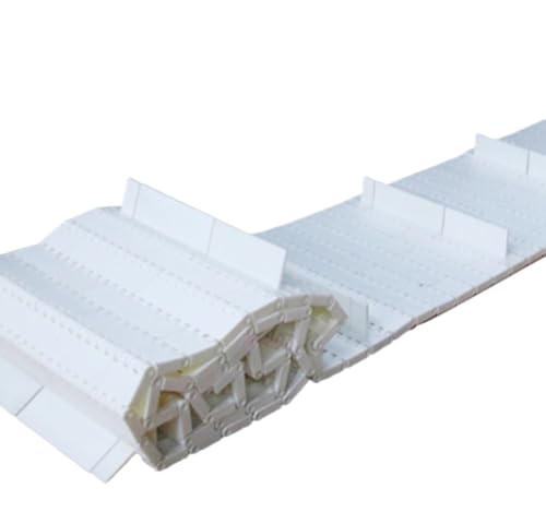 Modular Conveying Plastic Mesh Belt with Cleat Chain Plate PP Food Grade POM Assembly Line Conveyor Belt