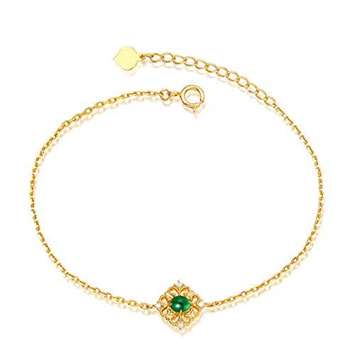 Ensemble de bijoux pour femmes : fini les parures ternes avec ce bracelet émeraude YCTTKDD