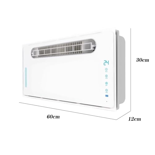 Hotte d'extraction salle de bains avec chauffage ventilation intégrée