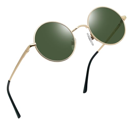 Image of Joopin Small Round Sunglasses Hippie Circle Sun Glasses UV400 Protection
