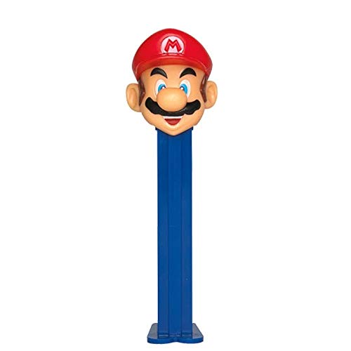 Nintendo Mario Bros. Mario Pez Dispenser with 2 candy packs