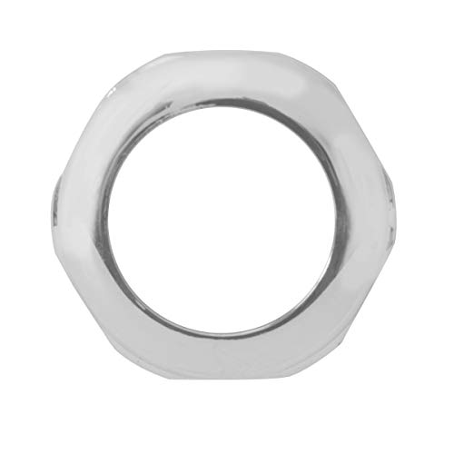 Image of GG Grand General 67100 Chrome Key Switch Face Nut for Peterbilt 370 & 359 Series