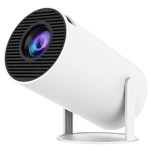 Mini Projetor Portatil - 5G e Wifi 6, Bluetooth 5.0 e Android 11, Projetor com Suporte 4K e 1080P Full HD, 8000 Lumens, Projetor Led com Auto de Correcção, 180° Giratório. ENVIO DO BRASIL