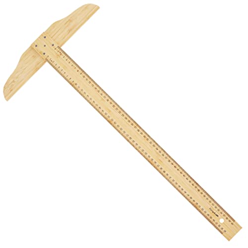 Règle T en bambou incassable Graph'it de 60 cm pour l'architecture de précision