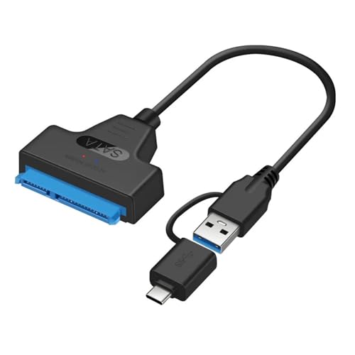 Cable adaptador USB tipo C a SATA para disco HDD 2.5 pulgadas