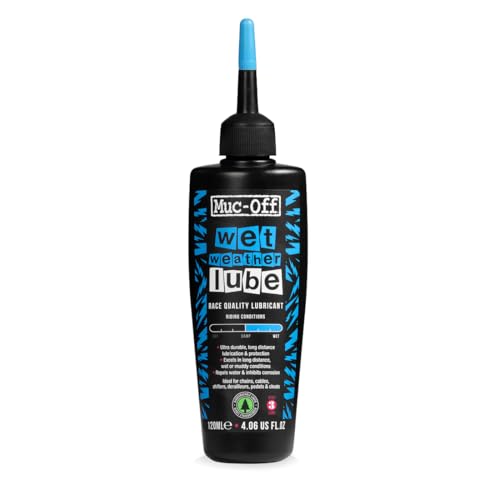 Muc-Off Chain Wet Lube 120ml, Biodegradable, Water-Repellent