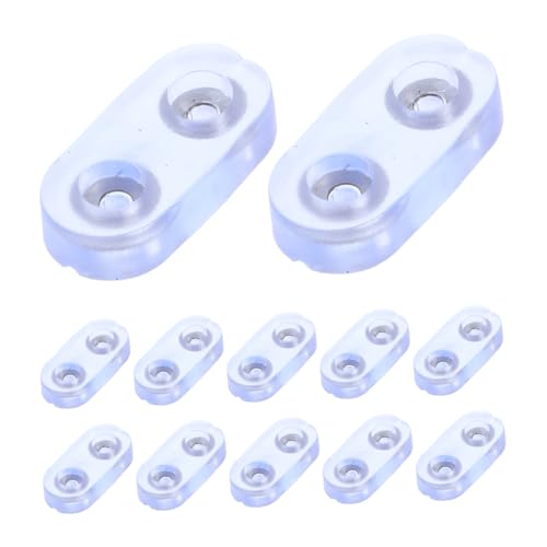 SHINEOFI 20 Fundas Transparentes para Patas De Silla - Almohadillas Antideslizantes De Silicona para Patas De Muebles De Suelo De Madera para Mesas Sillas Y Sofás